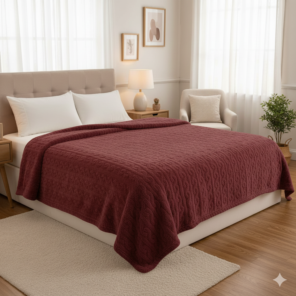 Frazada Trenza Matrimonial