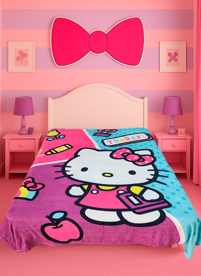 Frazada de Personajes Matrimonial Para Niña