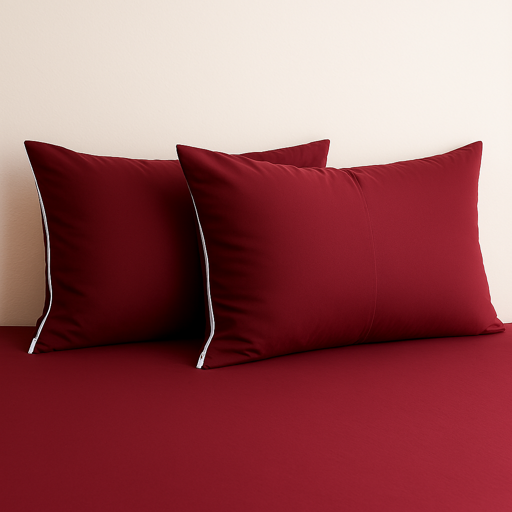 Almohada Suave con Cierre King Size (Par)