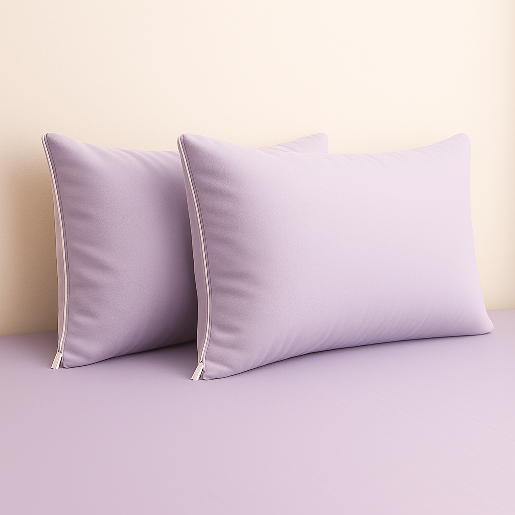 Almohada Suave con Cierre Matrimonial (Par)