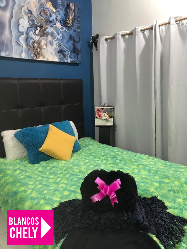 Cobertor Pelo Alto Matrimonial NEGRO