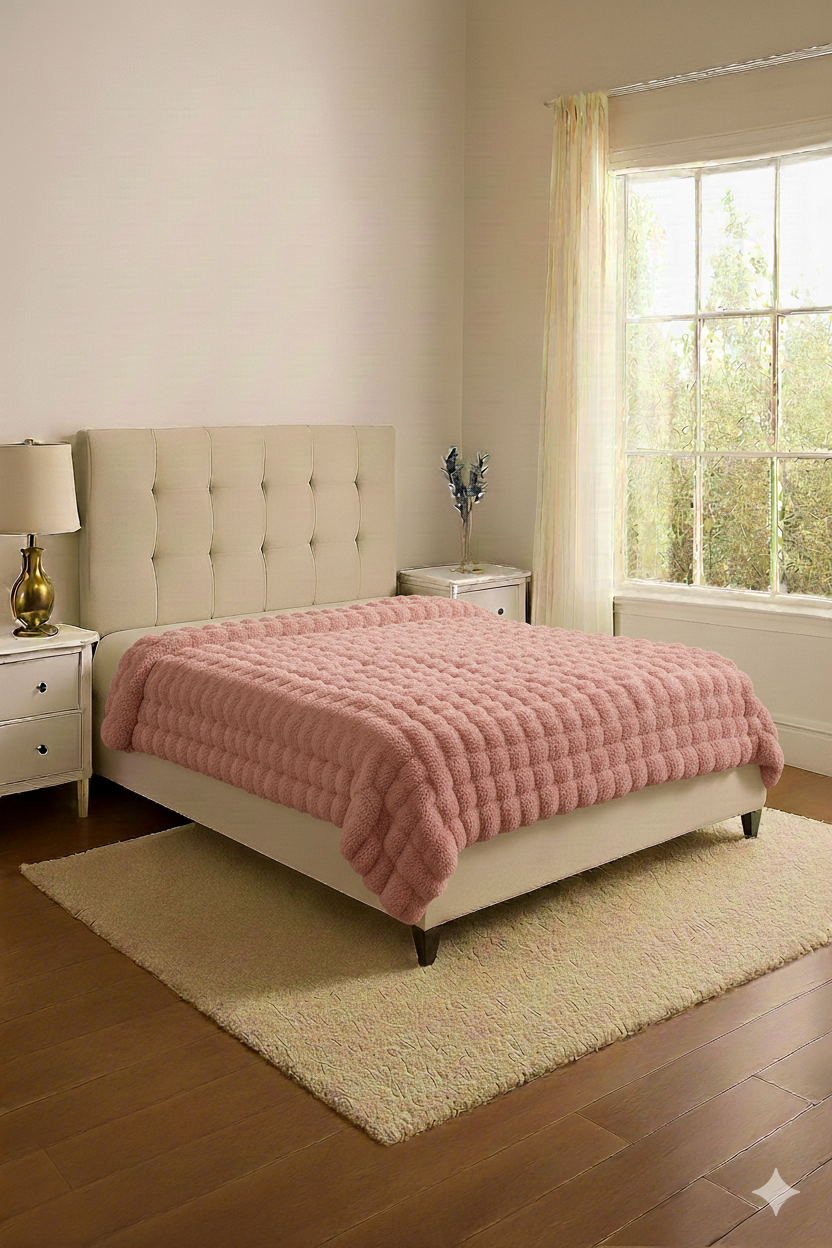 Frazada Pelo de Conejo King Size