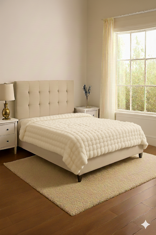 Frazada Pelo de Conejo King Size