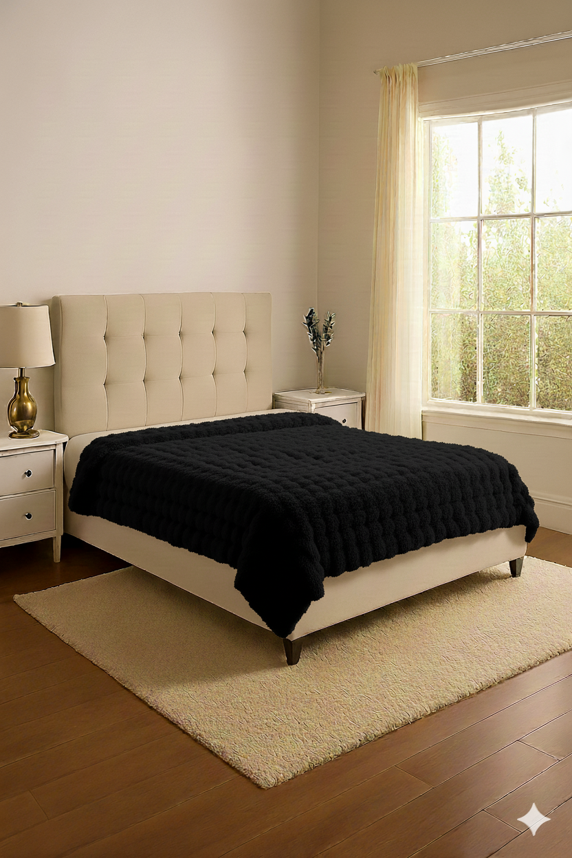 Frazada Pelo de Conejo King Size