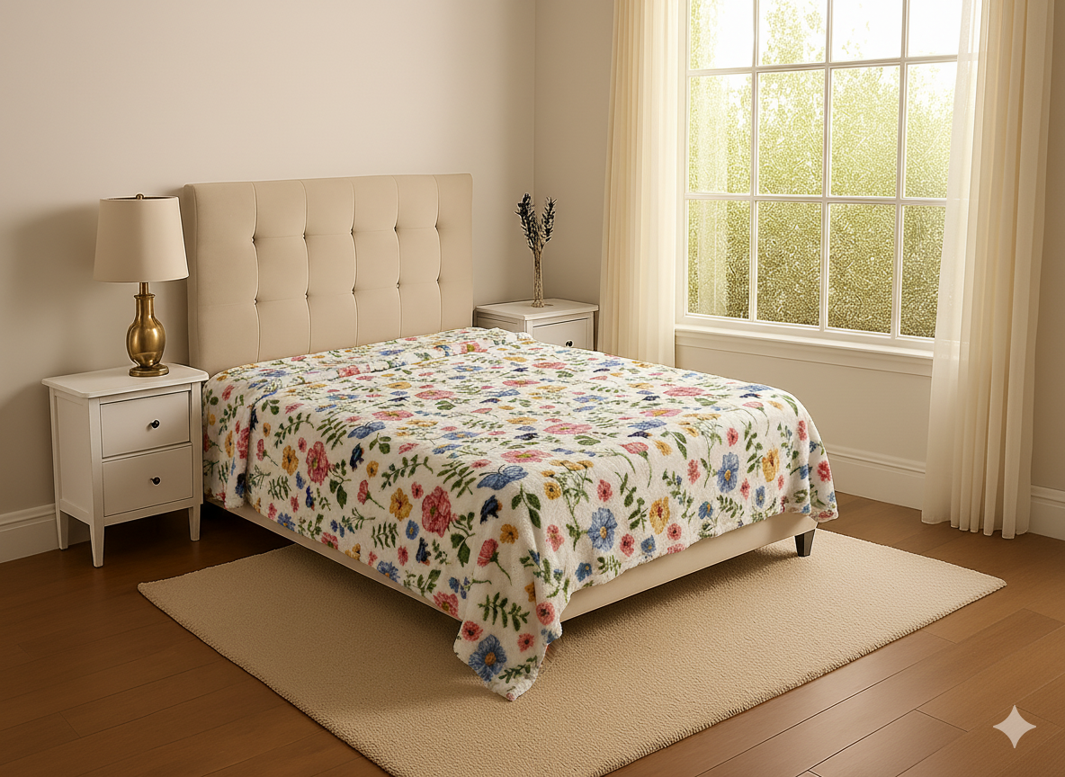 Frazada Pelo de Conejo King Size