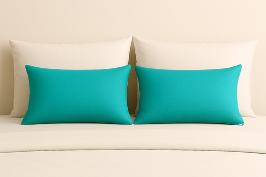 Almohada  Suave con Cierre Matrimonial (Par)