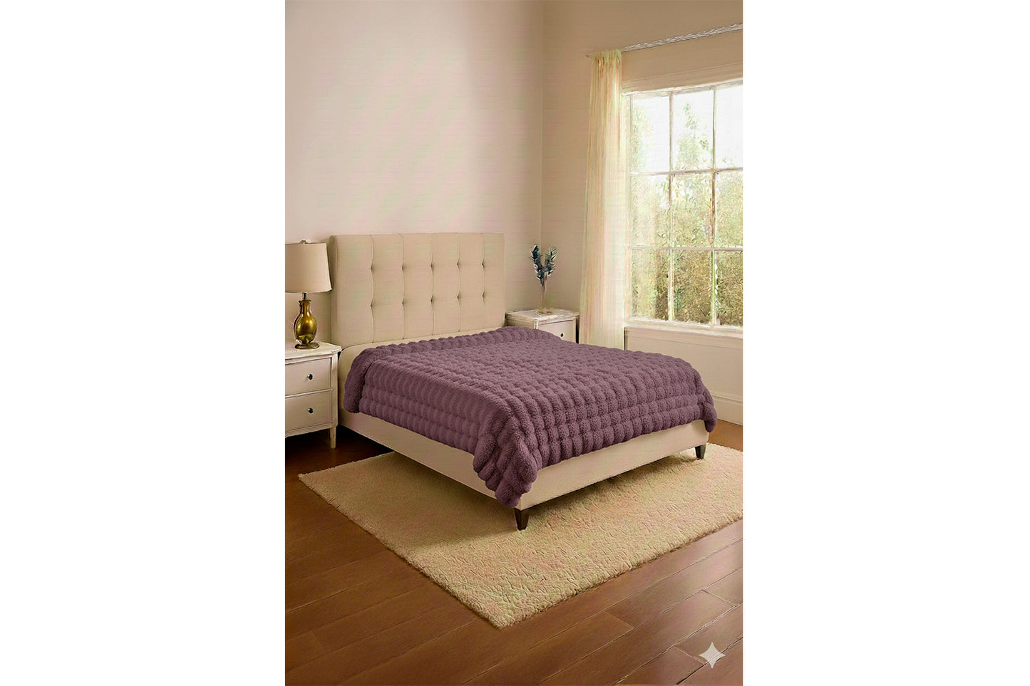 Frazada Pelo de Conejo Matrimonial